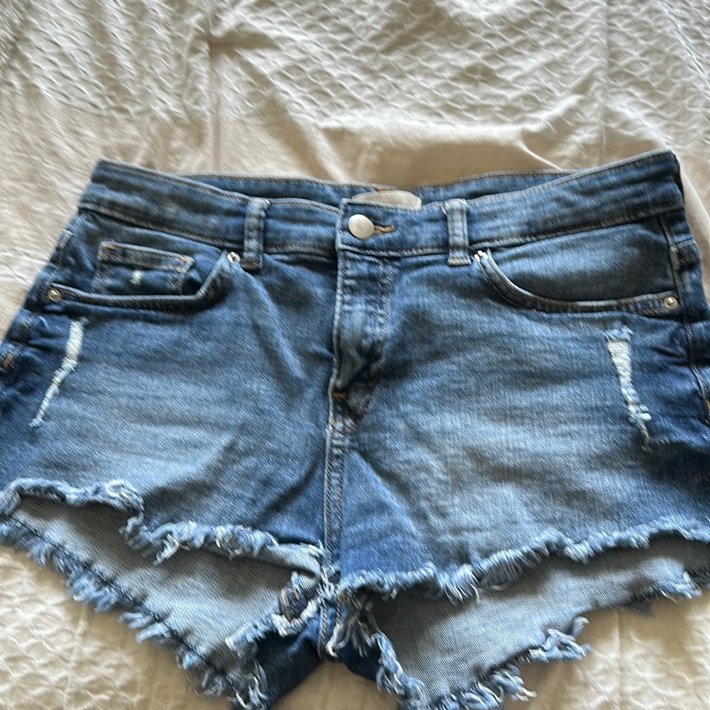 Denim shorts